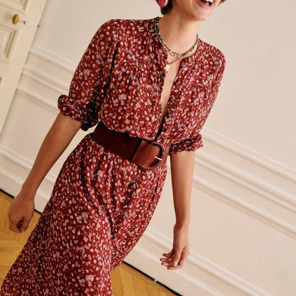 Sezane sold out Alex dress size 36